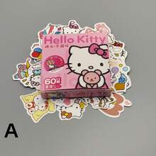 SANRIO 三丽鸥 60 张库洛米贴纸 肉桂狗 DIY 贴纸 Hello Kitty 笔记本贴纸 电脑手机贴纸 My Melody 生日贺卡贴纸（部分贴纸随机发货） - 多色 - 查看 3