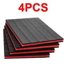 4 PCS Tool Box Foam Inserts Polyethylene Tool Foam Sheets High Density For DIY - A - View 2