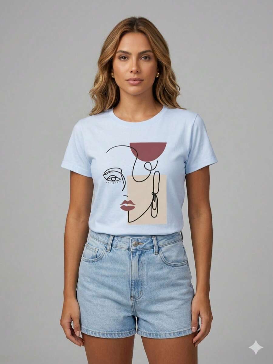 Women T-Shirts - 白色 - 查看 1