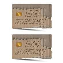 2 piezas de pegatinas de piel de tarjeta de crédito de colores, pegatinas decorativas personalizadas resistentes al agua y a los arañazos, adecuadas para tarjetas de crédito/débito/tránsito - Ver 12