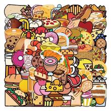 100PCS Mini Cute Cartoon Food Stickers For Diary Laptop Luggage Skateboard Decals - 100PCS - View 11