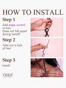 100克深波浪人发发片，4号色，中棕色，16-20英寸，100%真发，轻盈柔软，适合圣诞节、万圣节、情人节、返校季、假期等场合。 - S4 - 查看 8