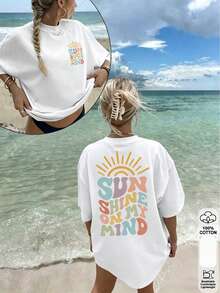 Women T-Shirts - White-1 - View 7