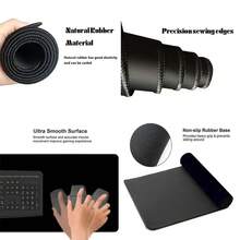 Black And Gray Gradient Map Design Mouse Pad Desk Mat Stitched Edge Durable Non-Slip Gaming Pads Tapis Souris Computer Mouse Pad Aesthetic Mouse Pad Desk Protector - 查看 7