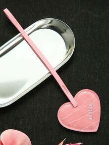 Personalized Heart-Shaped PU Leather Luggage Tag, Customizable Gold/Silver Letter Combination, Suitable For Suitcases, Backpacks, Travel Luggage, Wedding Gifts - Multicolor - View 25