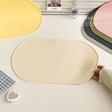 Bộ 1 tấm lót thức ăn chống trượt, chống đổ bằng silicon cho mèo và chó, chống bám bẩn và dễ vệ sinh, thích hợp làm tấm lót bát ăn cho mèo và chó tại nhà. - Nhiều màu - Xem 2