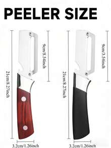 2pcs Stainless Steel Multi-Function Vegetable Peeler And Bottle Opener - Labor-Saving Convenient Kitchen Tool, Suitable For Right-Handed Use, Applicable To Various Vegetables And Fruits, 32 Elegant Holiday Gifts - Multicolor - View 7