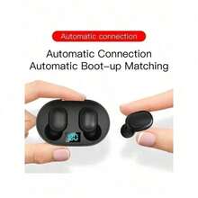 New E6S Stereo Wireless Bluetooth Headphones With Noise Cancellation And LED Digital Display - View 5