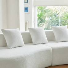 Sofas & Couches - White + Fabric + 3 Seat + Foam-1 - View 8