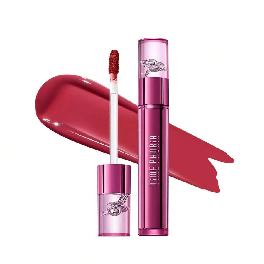 TIMEPHORIA Innovative Texture-Transforming Lip Gloss, Transitioning From Glossy To Matte Finish, Pure Blurring Technology Blurs Lip Lines, Long-Lasting Saturated Lip Color, Nourishing Lightweight Velvety Texture With No Sticky Feel - 003 Bloom - View 1