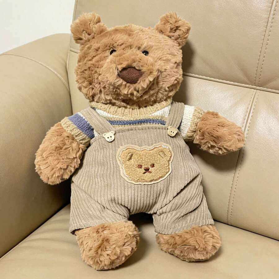 (Clothes Only)28cm Barcelona Bear Doll Clothes Suit Collection,Cute Outfit Sets,Teddy Bear Doll Clothing For Dressing Up,Cute Stuff,Clothes For Stuffed Animals,Party Favors,Birthday Gifts(Doll Not Included) - Multicolor - View 1