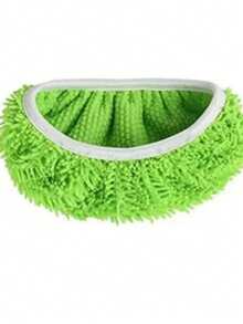 2-Piece Chenille Mop Cloth Cover - Compatible With Flat Mop Replacement Cloth Cover, Reusable For Both Dry And Wet Household Use, Chenille Material, Household Items - A - 查看 7
