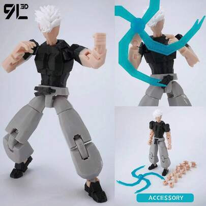 9L3D modelo articulado multiarticulado Dummy13 Lucky13  cosida Sukuna decapita  figura de Anime Juguetes