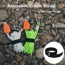 Polea de trinquete de cuerda para camping al aire libre, soporte ajustable para tensar rápidamente la cuerda de la tienda de campaña para hombres, adecuado para toldos, kayaks, canoas y luces de cultivo - Multicolor - Ver 8
