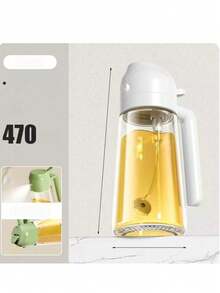 1/2 chai xịt dầu 2 trong 1 trong suốt tối giản, bằng nhựa chống rò rỉ, có thể điều chỉnh lượng phun sương, thích hợp cho nấu ăn, nồi chiên không dầu, trộn salad, làm bánh, sử dụng hàng ngày trong nhà bếp, món quà lý tưởng cho lễ tốt nghiệp, Ngày của Mẹ, Ngày của Cha. - Mẫu mới - Xem 7