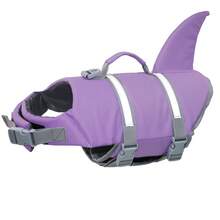 Metglad Pet Life Jacket Swimsuit With Reflective Strips - Adjustable High Visibility Vest, High Buoyancy Anti-Tear Dog Swimming Suit, Suitable For Small, Medium And Large Dogs - Mauve Purple - View 20