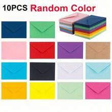 10/50/100个礼品卡信封，4 x 2.75英寸迷你信封，120克小号商务礼品卡套，散装，紧凑型贺卡信封袋，适用于邀请函 - A - 查看 23