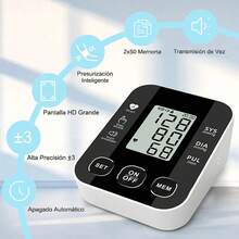 Automatic Arm Blood Pressure Monitor With LCD Display - ALPS-GRAY - View 3