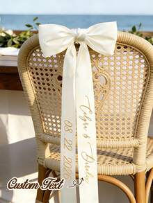 Pita Nama Pengiring Pengantin Kustom Ukuran 200*8cm, Pita Pernikahan yang Dipersonalisasi, Pita Dekorasi Buket Pengiring Pengantin, Pita Kustom Pesta Pengantin, Pita Dekorasi Warna Champagne, Dekorasi Pernikahan, Hadiah untuk Pengantin dan Pengiring Pengantin - MultiWarna - View 10