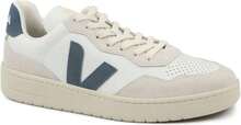 Veja V-90 LEATHER WHITE CALIFORNIA - White and blue - View 3