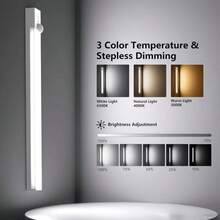 3PCS - 120° Panoramic Sensor Cabinet Light | 3 Color Temperatures & Stepless Dimming | USB Rechargeable For On-Demand Lighting | Automatic Illumination For Closets & Stairs | A Practical Essential & Creative Holiday Gift - 30CM Tri-color Light-diffusing Filter - 3PCS - View 2