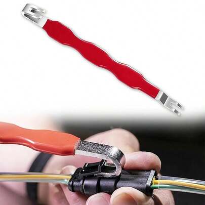 1件装汽车电气端子连接器拆卸工具，用于拆卸汽车线束插头，分离工具