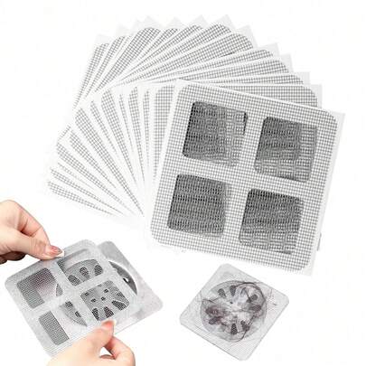Bộ lọc cống bồn rửa nhà tắm 50/30/20/10/1 chiếc, phụ kiện nhà bếp, lưới lọc tóc, nắp cống thoát nước vòi sen, lưới lọc tóc bằng silicon cho nhà tắm và nhà bếp, chống gián và khử mùi.