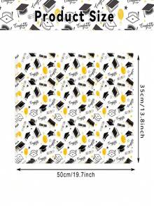 10/20pcs Graduation Gift Wrapping Paper, Gift Box Decoration Paper, Suitable For School Graduation Party Gifts, Perfect Gift Wrapping Paper For Friends And Best Friends - Multicolor - View 5