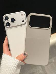 1个波点防滑手机壳，植绒内衬手机壳，灰色手机壳，细腻波点纹理，亲肤防滑，高端触感，兼容 - 灰色 - 查看 8