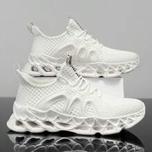 Giày thể thao lưới thoáng khí dành cho nam, giày chạy bộ nhẹ, giày thể thao thoải mái. - trắng - Xem 2