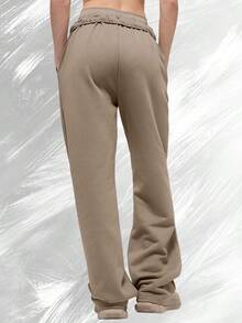 Pantalón de chándal de pierna recta Accolade - Grava - Ver 2