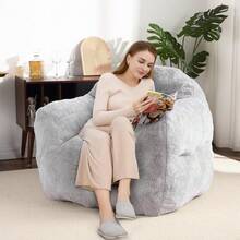 Bean Bags - Light Grey - View 11