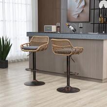 Barstools - Gray + Linen + Foam - View 9