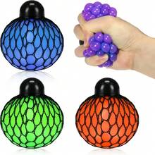 Stress-Relief Grape Balls, Hand Trainers, Stress-Relief Squeeze Toys For Children And Adults, Gift Bags And Piñata Fillers, Classroom Rewards, Party Favors, Birthday And Holiday Gifts, Home Decoration - véo - Xem 2