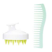 Bộ sản phẩm chăm sóc tóc 2 món, gồm lược massage da đầu bằng silicon và lược gỡ rối. Giúp thúc đẩy tuần hoàn máu, ngăn ngừa hiệu quả tình trạng tóc rối, tĩnh điện và xơ rối. Phù hợp cho tóc xoăn, tóc ướt và tóc khô, mọi loại tóc, dụng cụ làm tóc chuyên nghiệp tại salon và sử dụng tại nhà, vật dụng cần thiết khi đi du lịch. - Nhiều màu - Xem 12