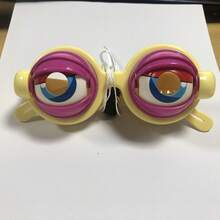 1件装 - 新款疯狂眨眼眼镜，新奇搞怪自拍视频小工具，2026互动玩具，送给朋友、生日、派对、男孩女孩的完美礼物 - 彩色 - 查看 10