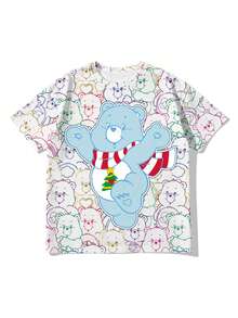 SHEIN | Care Bears Áo thun in hình hoạt hình dễ thương, thể hiện tinh thần thời trang và đáng yêu của sự hợp tác, thu hút những người tiêu dùng tìm kiếm phong cách dễ thương. - Nhiều màu - Xem 3