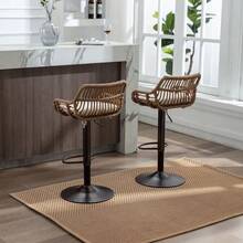Barstools - Beige + Linen + Foam - View 10