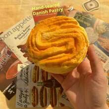 1pc New Soft Squishable Bread Stress Relief Toy, Slow Rebound Squeeze Toy For Office, Birthday/Christmas/Halloween Gift - 彩色 - 查看 6