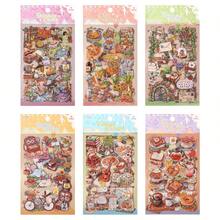 Bộ sticker chủ đề Cuộc sống dễ thương - Món tráng miệng, thức ăn, động vật, thích hợp để trang trí sổ kế hoạch, điện thoại, bình nước, văn phòng phẩm, đồ dùng học tập. - A - Xem 6