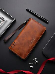 Men's Wallet, Fashionable Large Capacity Multi-Card Slot Casual Phone Pouch Coin Purse Handbag - Multicolor - View 14