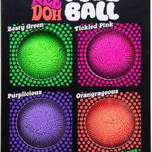 New Nee Doh Plush Color Changing Squeeze Ball, Cute Stress Relief Mochi Squishy Toy, Soft Squeezing Fidget Sensory Toy - Birthday Gift, Holiday Gift, Perfect Present - Nhiều màu - Xem 4