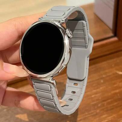 1 chiếc dây đeo silicon thể thao màu huỳnh quang tương thích với đồng hồ Galaxy Watch 7 6 5 4 5 Pro, kiểu dáng thời trang dành cho nam và nữ, thoáng khí, có thể điều chỉnh, tương thích với đồng hồ Galaxy Watch 40 43 44 45 47mm, phụ kiện 20mm 22mm