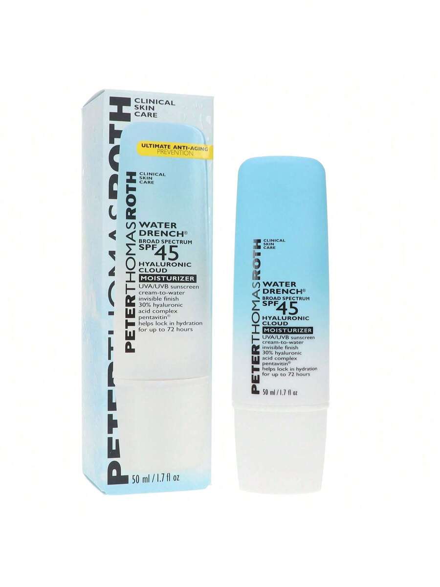 Peter Thomas Roth Water Drench Hyaluronic Hydrating Moisturizer SPF45 0.67oz/20ml 1.7oz/50ml Soft And Weightless Girlfriend Wife Mother
Friend Boyfriend Husband Father Brother Birthday Graduation Party Travel Camping Outdoors School Campus Trip Festivals Anniversary Office Winter Christmas Special Occasions, Party - Multicolor - View 1