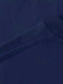 2026 New Men's-Shirt: Casual Versatile Base Shirt, Summer Personalized Print-Shirt, Loose Street Style Short Sleeve, Men's Oversize Loose Short Sleeve-Shirt,, Unisex 180g Cotton - màu xanh nước biển - Xem 5