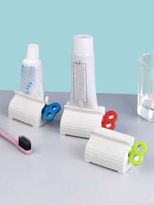 1pc Toothpaste Squeezer, Bathroom Accessory, Bathroom Storage, Toothpaste Saver, Toothpaste, Ointment, Hand Cream, No Waste, Christmas Holiday Gift, Home Bathroom Decor - Clamp Type - View 1