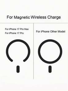 Ultra-dünne randlose Wärmeabführung magnetische kabellose Ladehandyhülle kompatibel mit iPhone 17 Pro Max 17Pro 16 Pro Max 15 Pro Max 14 Pro Max 13 Pro Max 15 14 16 Plus 12 Pro Max 11 17 16 15, luxuriöse hautfreundliche matte transluzente Schutzhülle - Pink - Übersicht 6