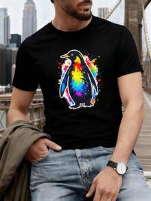 Men T-Shirts - Black - View 1