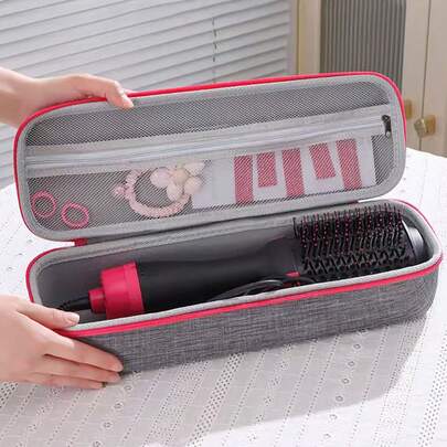 2pcs Hair Styling Tool Travel Storage Bag, Curling Iron Bag, Portable Straightener Storage Box, Hair Accessory Organizer Pouch, Hot Selling Hair Tools, Straightener Travel Bag, Travel Essentials, Summer Travel & Holiday, Home Bathroom Decor, Holiday Cosmetic Bag, Makeup Organizer Bag