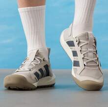 Adidas 男女新款DAROGA 25戶外健行鞋兩棲鞋戶外溯溪涉水鞋 - 灰色 - 查看 5